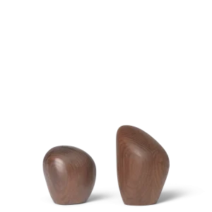 Cairn Salt and Pepper Shakers - Set 2 - Ebony Brown Matte Black