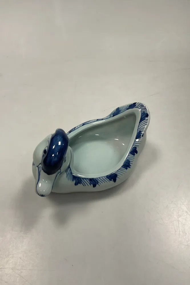 Royal Copenhagen Blå Tranquebar Bonbonniere And uden låg No 3043/1058