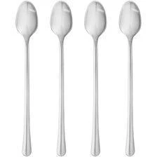 Georg Jensen - Copenhagen - Cafelatteske - 4 stk. - L19,8 cm - Rustfrit stål - Mat (Restordre til uge 22)