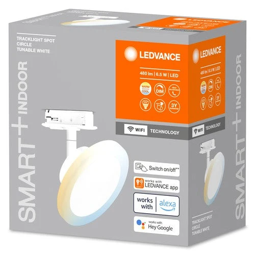 LEDVANCE SMART+ WiFi Tracklight skinnesystemarmatur, hvid, 6,5W