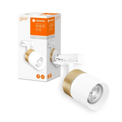 LEDVANCE TRACKLIGHT skinnesystemarmatur, guld/hvid