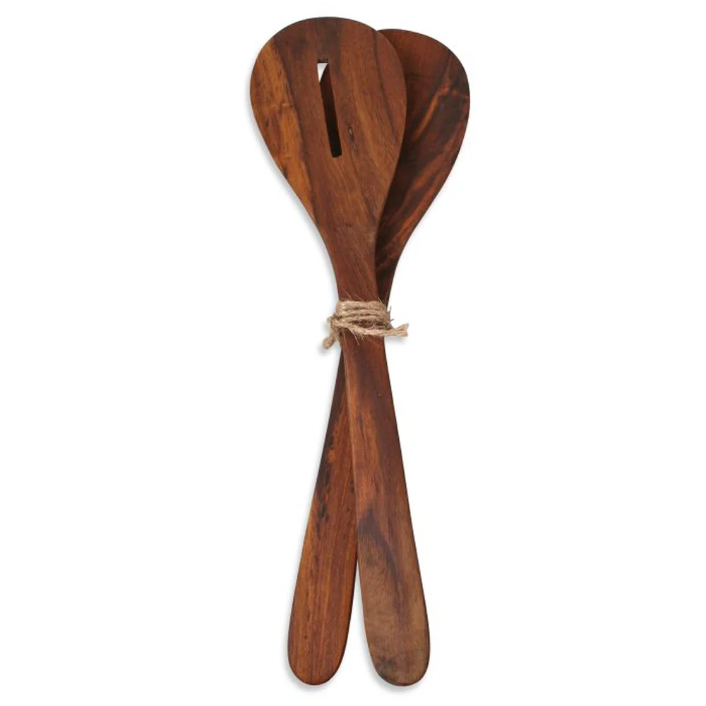Stuff Design Sheesham træ Salat bestik 25cm