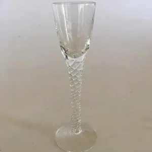 "Amager / Twist" Snapseglas. Kastrup Glasværk / Holmegaard