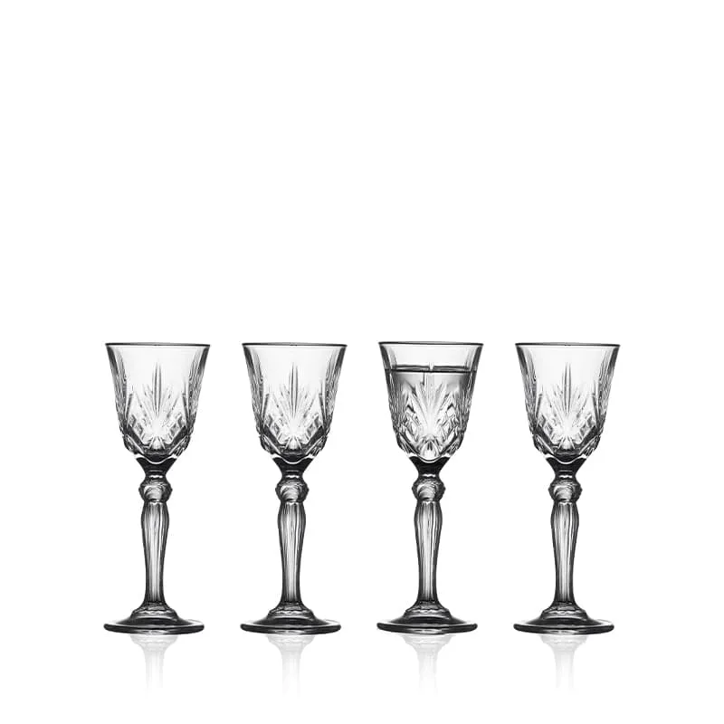 Lyngby Glas - Snapseglas 4 Stk. 5 Cl. - Melodia