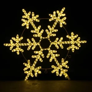 Snefnug Julelys 80x80cm LED Udendørs