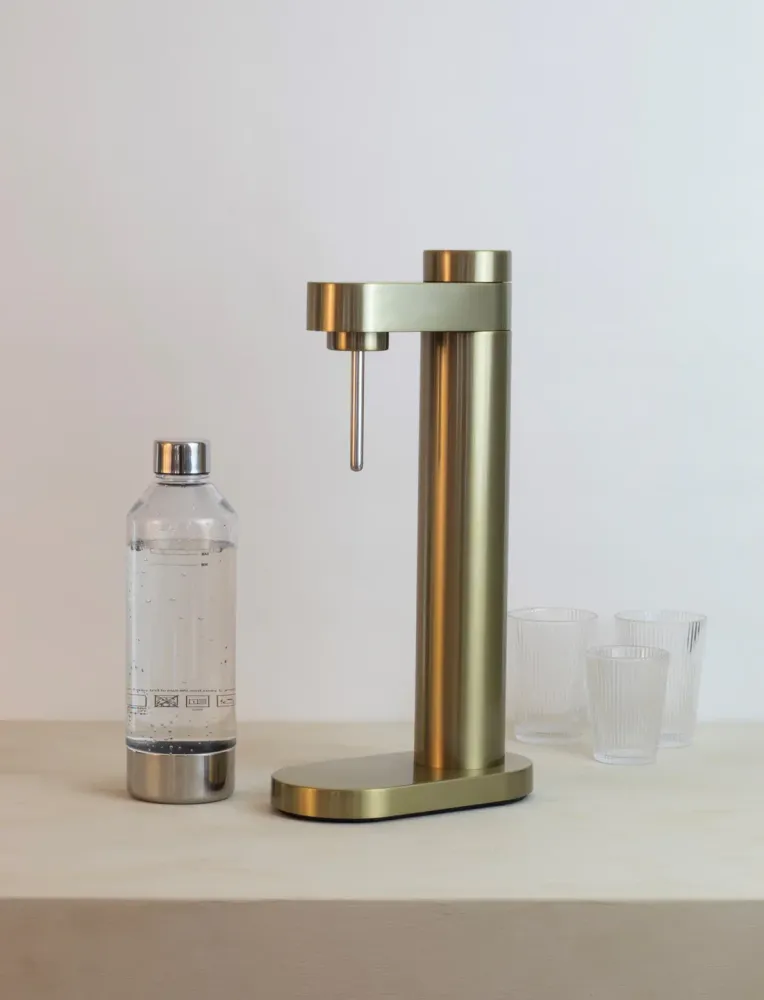 Stelton - Sodavandsmaskine BRUS Brushed warm alloy - 1200 Watts