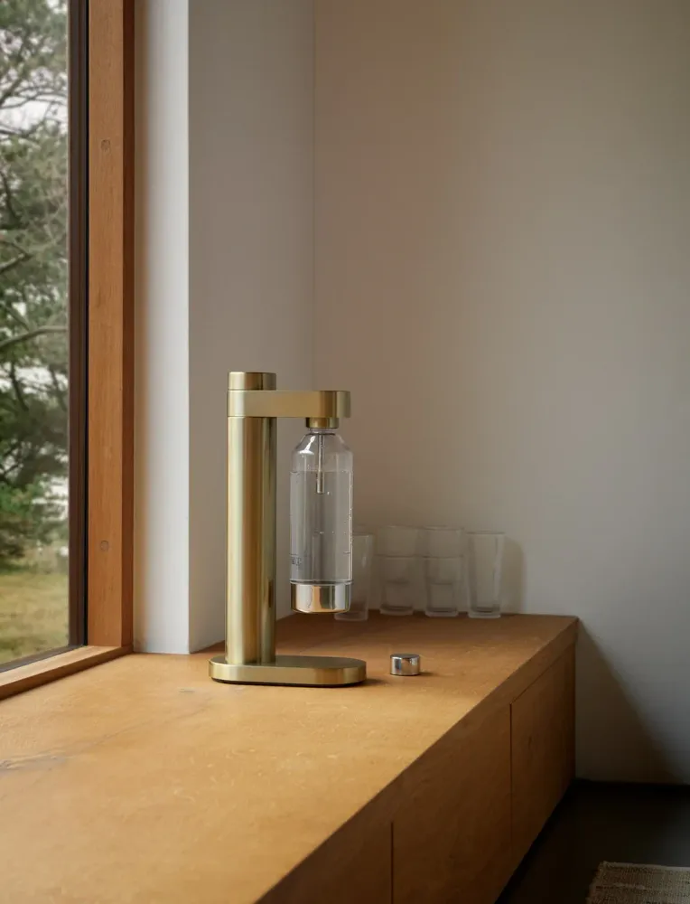 Stelton - Sodavandsmaskine BRUS Brushed warm alloy - 1200 Watts