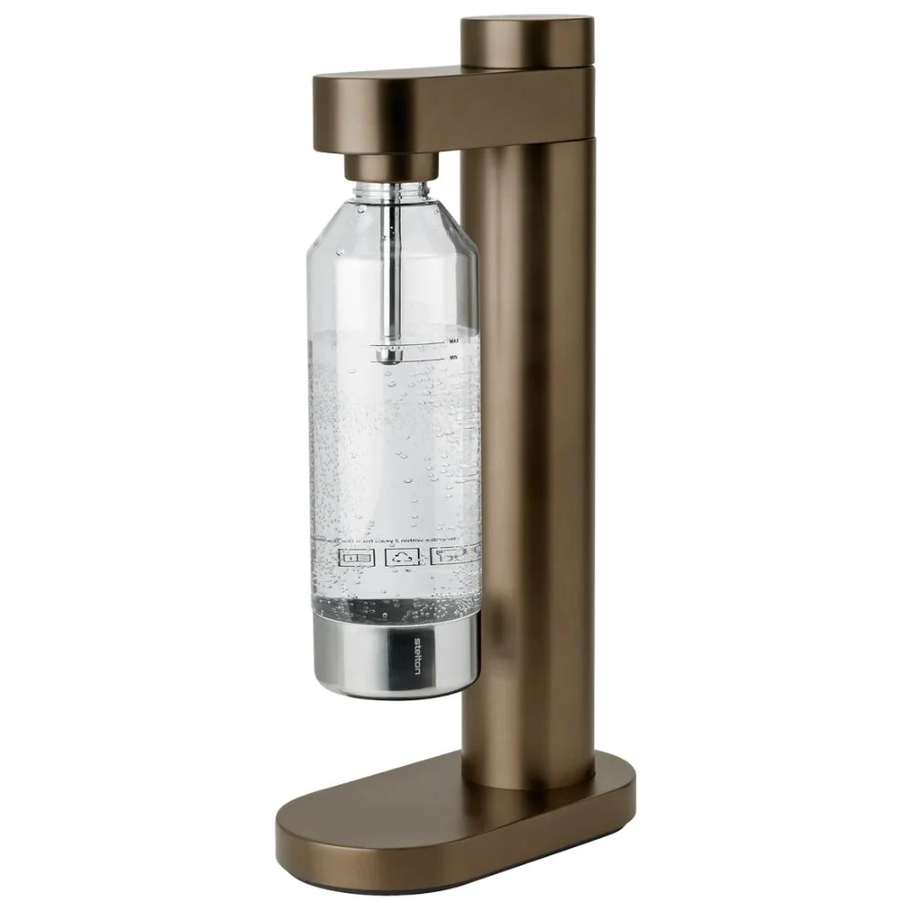 Stelton - Sodavandsmaskine BRUS onyx brown metallic