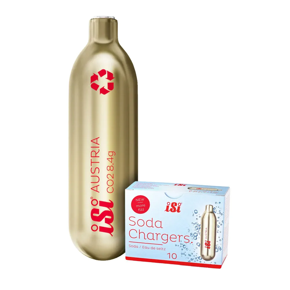 (10 stk.) ISI | Soda-kapsler - engangs - 8,4 g