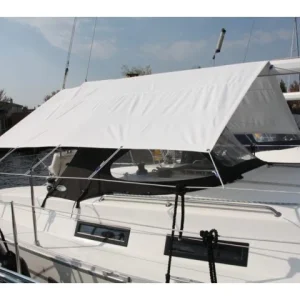 Cockpittelt i hvid L345xB360cm