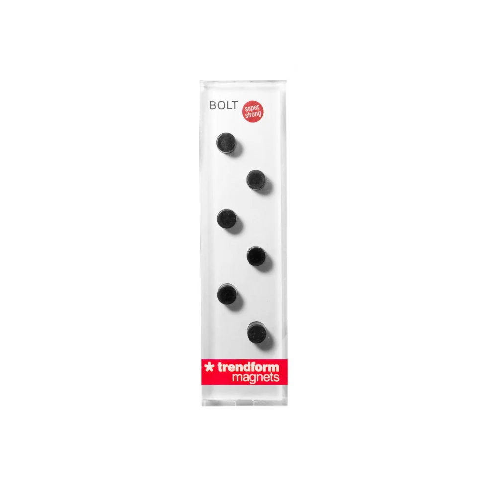 BOLT power magneter 8x8 mm., 6-pak sort
