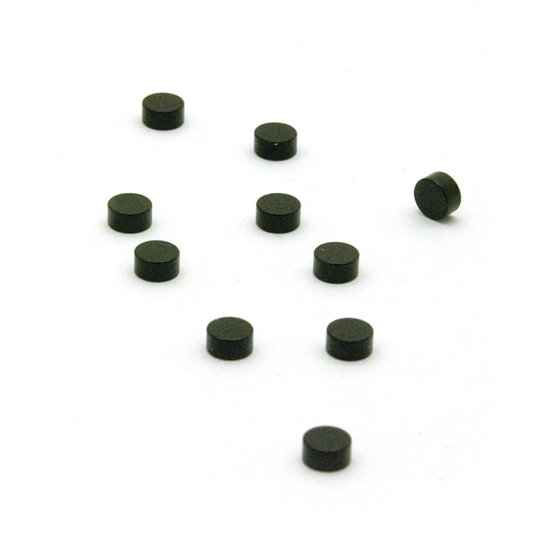 Farvede power magneter 6x3 mm., 10-pak sort