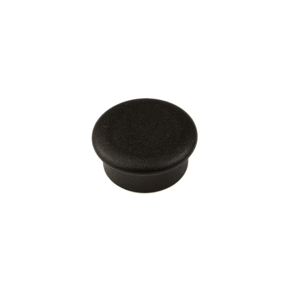 Kraftig kontormagnet Sort, Rund (mini)