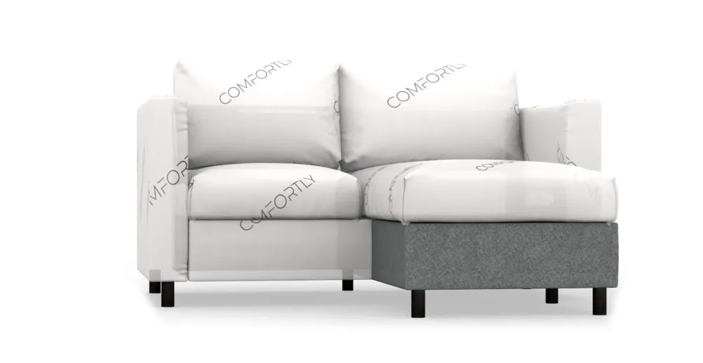Specialbestilling til Randi - VIMLE IKEA chaiselong frontpanelbetræk - Cashmere Blends Stone (Kopi) Special order