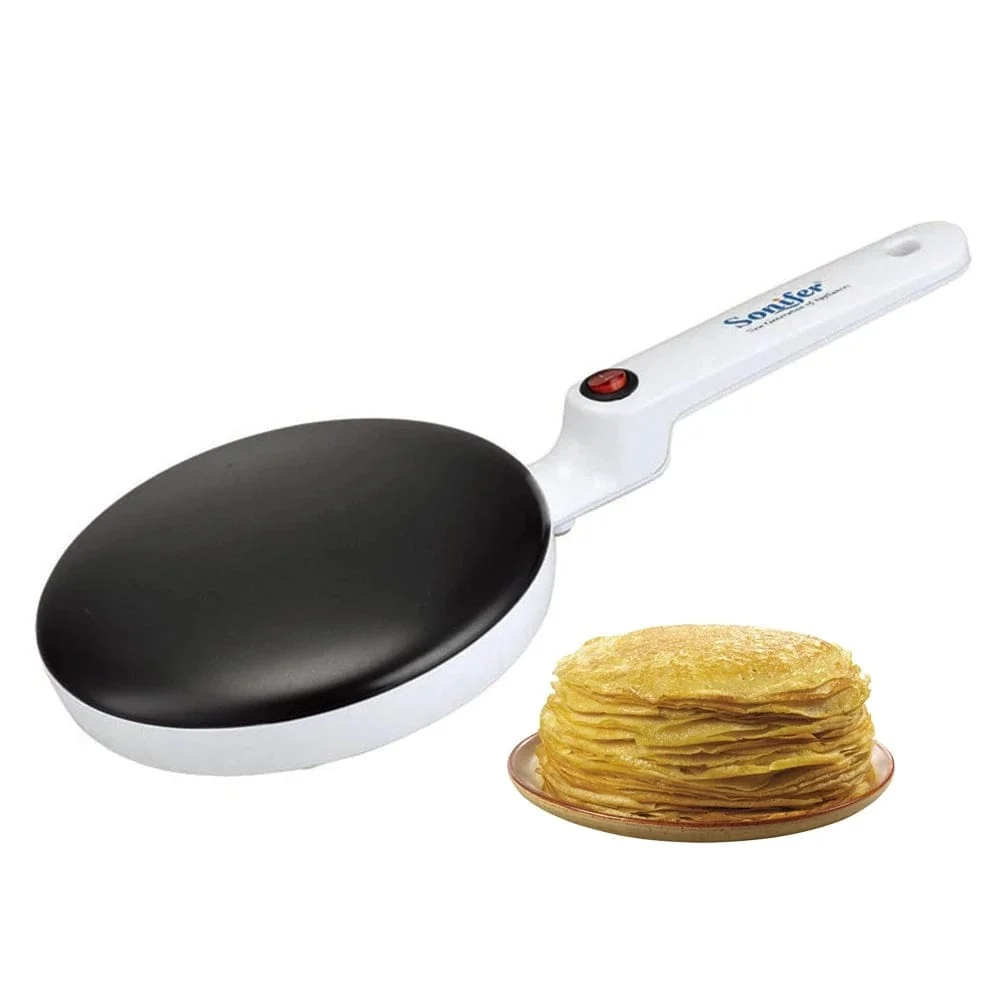 Elektrisk crepemaskine til perfekte crepes Sort