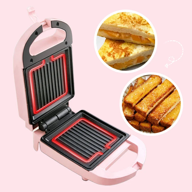 Globetrek° SandwichMaker: Tiny Elektrisk Morgenmad Brødrister Og Sandwichbager Groen