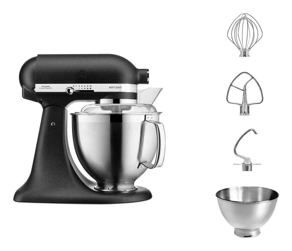 KitchenAid Artisan Premium 5KSM185PSEBK Køkkenmaskine 4.8liter Charcoal støbejern