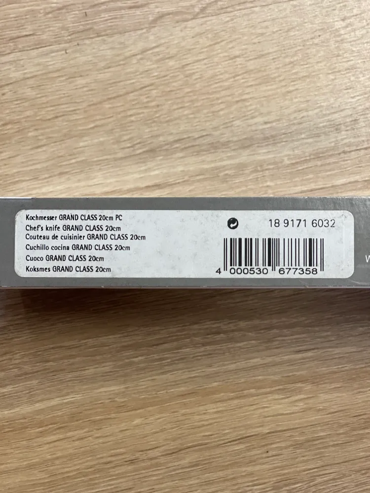 WMF GRAND CLASS CHEF´S KNIFE 20CM KOKKEKNIV Blade Guard