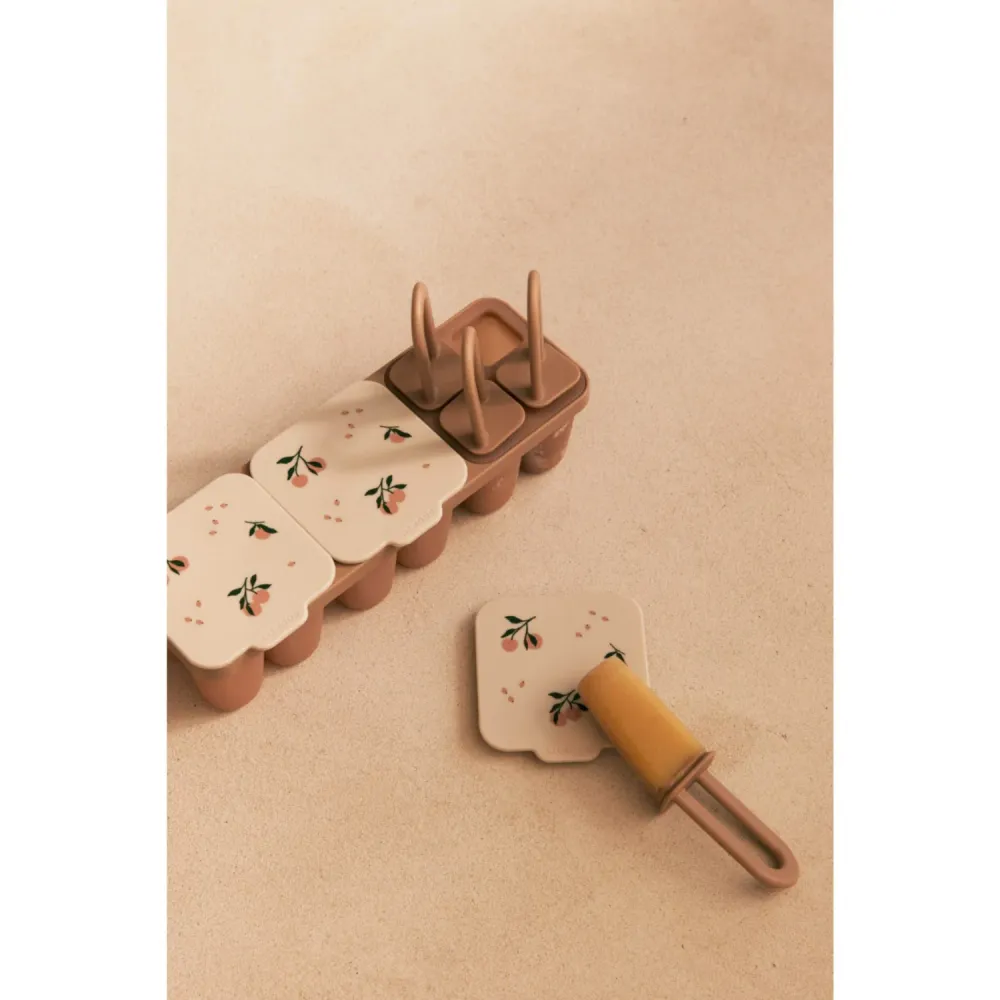 LIEWOOD Peach / Sea Shell Kaimen Food & Ice Pop Tray