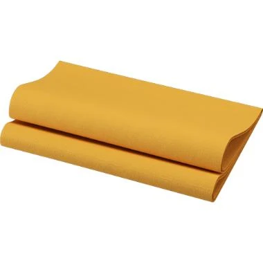 Middagsserviet, 1/4 Fold, 3-lags, 40x40, Honey, Dunisoft, ( 60 stk )