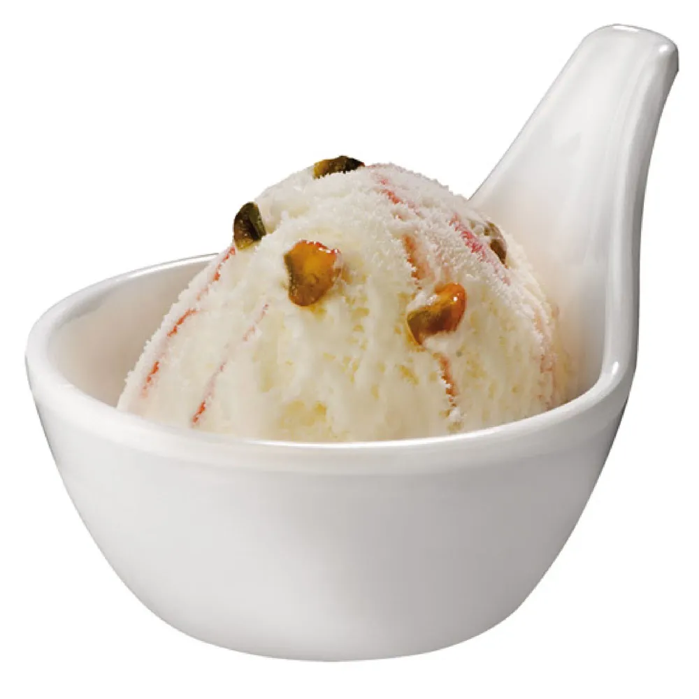 (20 stk.) Dipskåle - TINY GOURMET - Melamin - 50 ml - Ø 70mm - Hvid