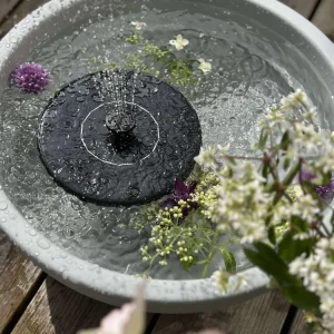 Spejlbassin i recycling plast - Stone grey