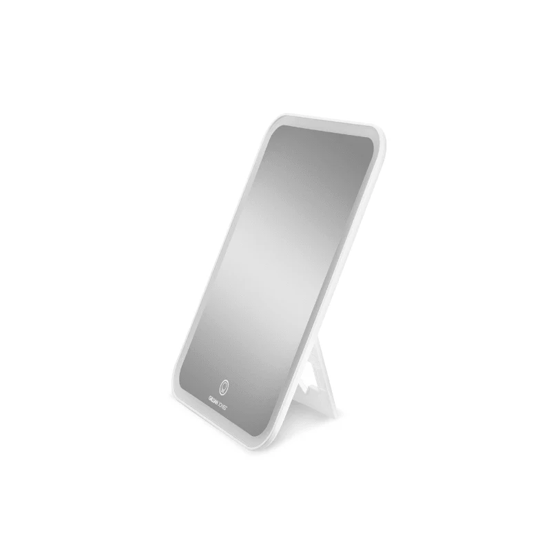 Tablet-spejl med LED - Hvid