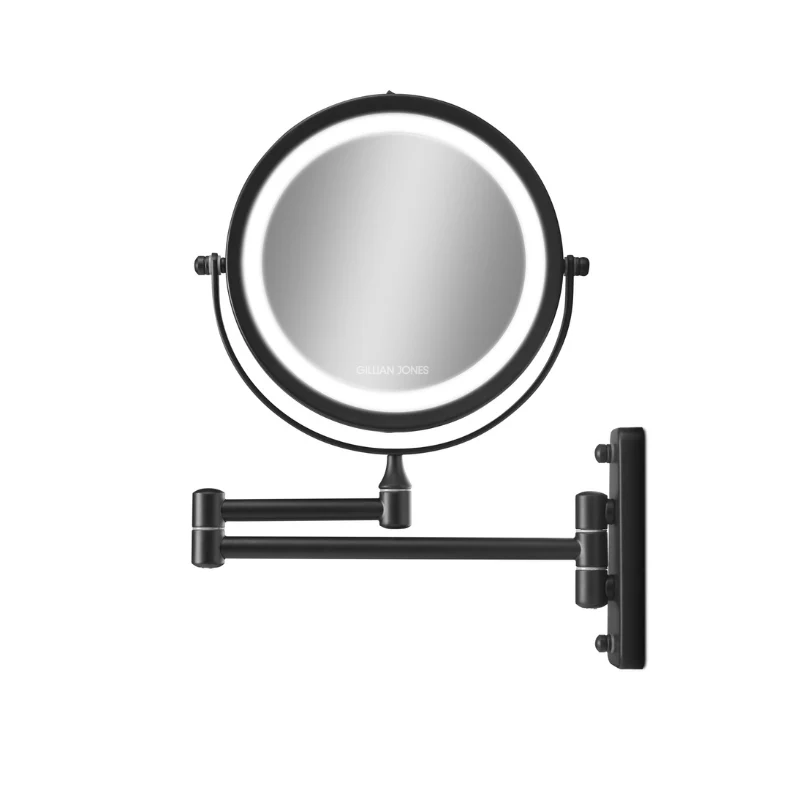 Væghængt makeup-spejl - Sort