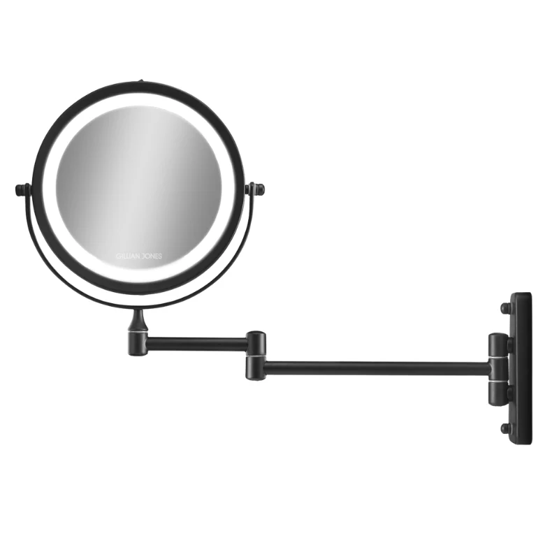 Væghængt makeup-spejl - Sort