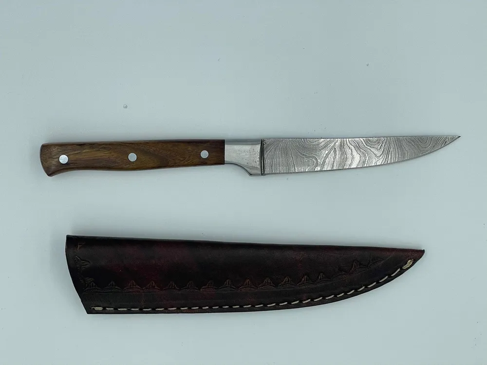 Gobar Damaskus chromed steak kniv Professional Chefs