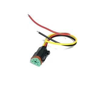 3 PIN DEUTSCH STIKKONTAKT PIGTAIL DENALI Electronics