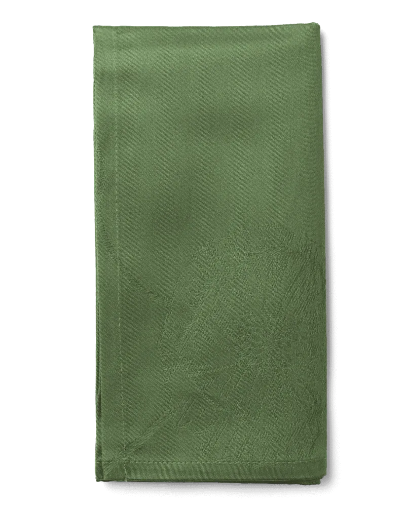 Kähler - Hammershøi - Poppy - Stofserviet - Grøn - 45x45 - 4 stk.