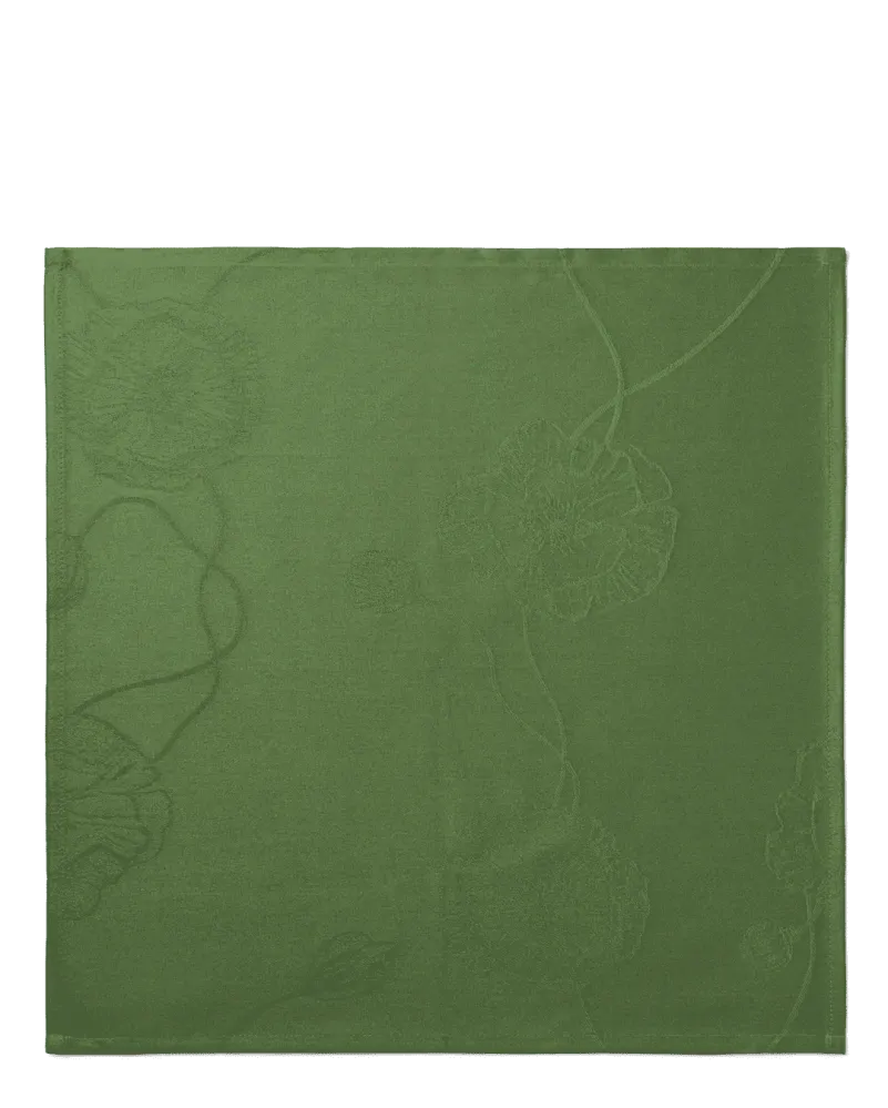 Kähler - Hammershøi - Poppy - Stofserviet - Grøn - 45x45 - 4 stk.