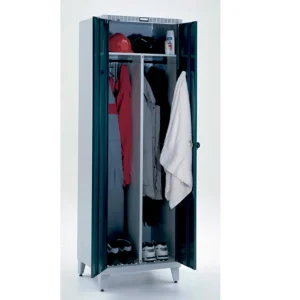 Duplikat Garderobeskab med 2 låger & benstel - 1000 mm