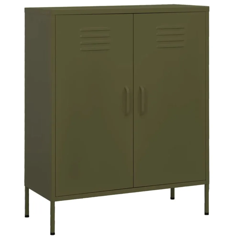 Opbevaringsskab 80X35X101,5 Cm Alloy Sort