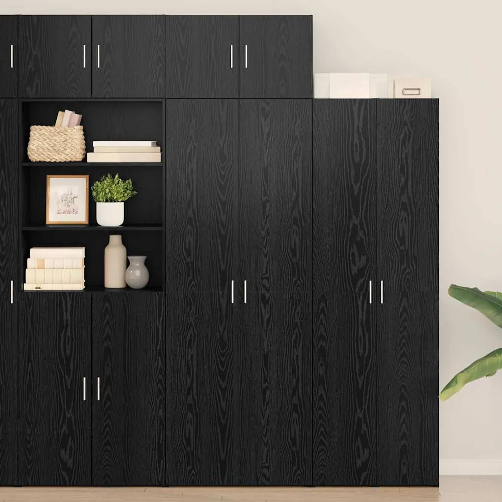 Opbevaringsskab Midnight Eg 70 X 42,5 X 225 Cm Konstrueret Træ