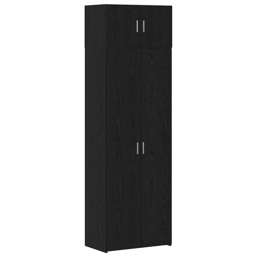 Opbevaringsskab Midnight Eg 70 X 42,5 X 225 Cm Konstrueret Træ
