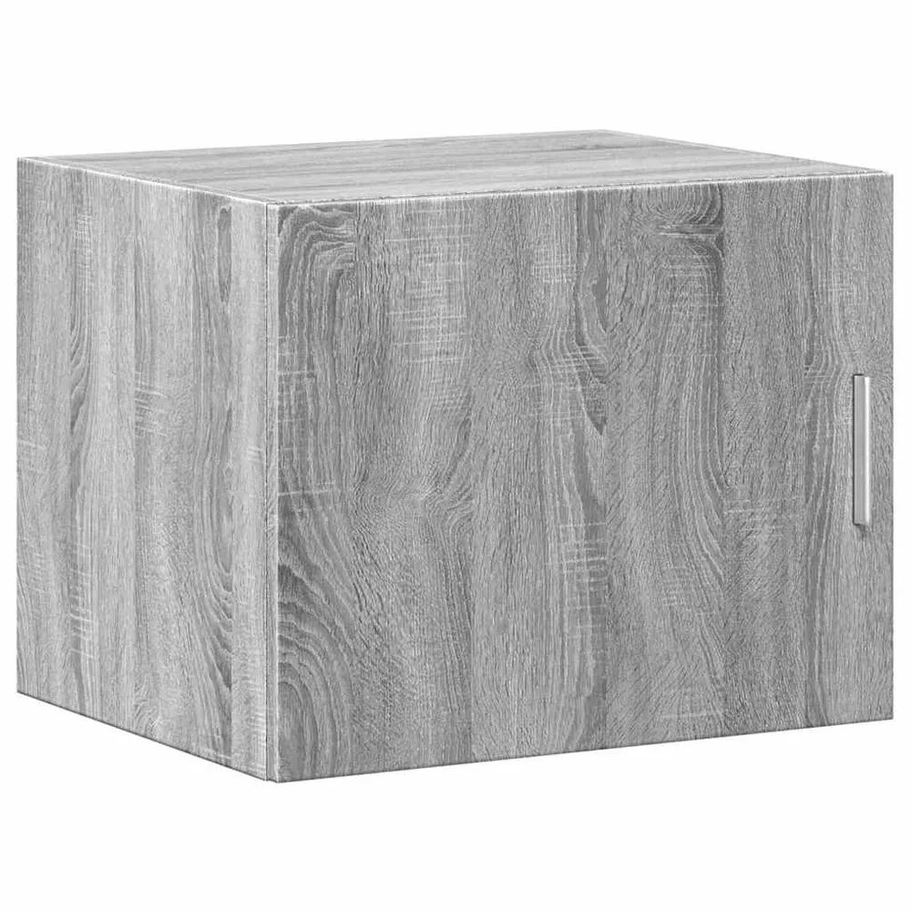 Skab 50X42,5X225 Cm Smalt Fremstillet Træ Etræsfarve Graa