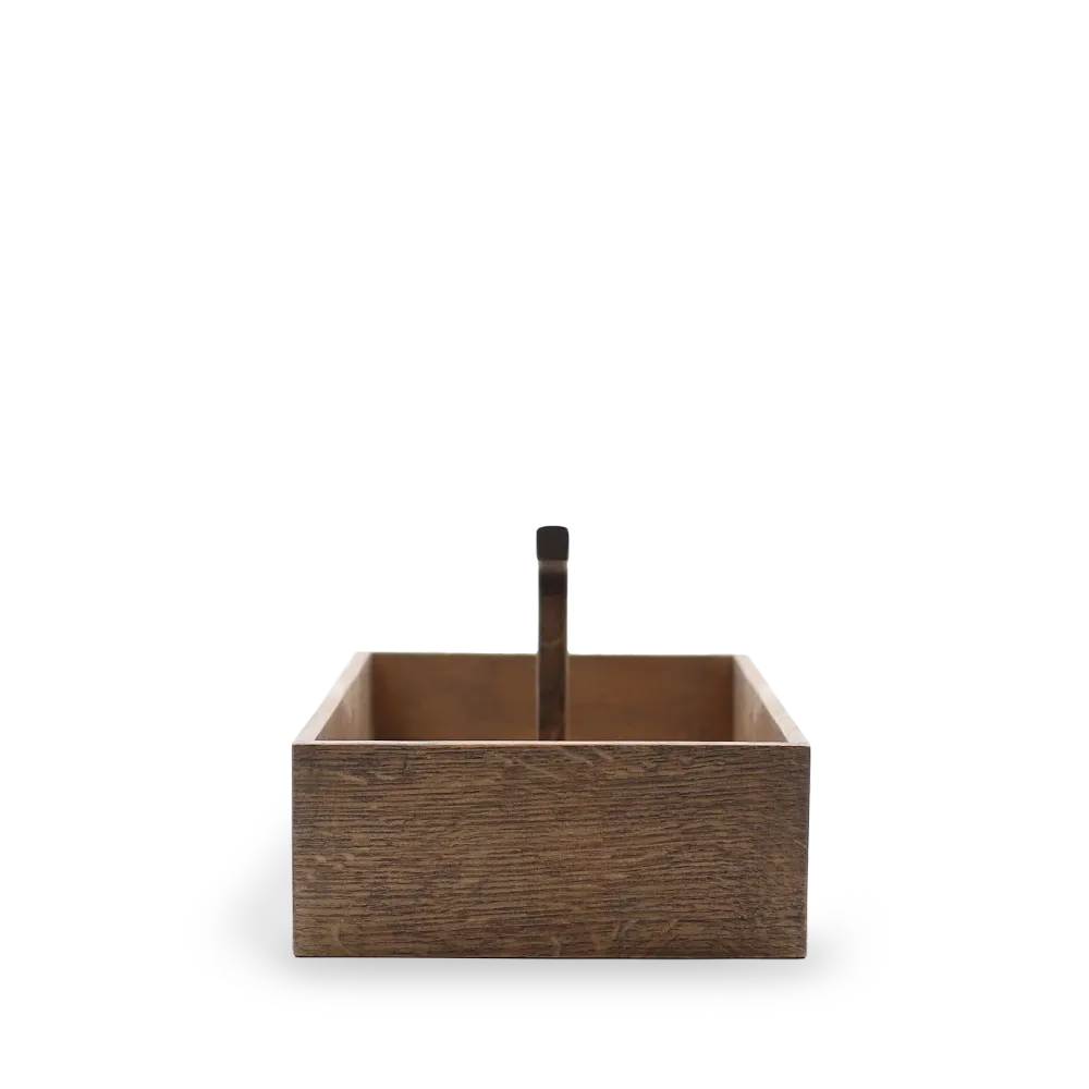 Toolbox, Low - Dark stained