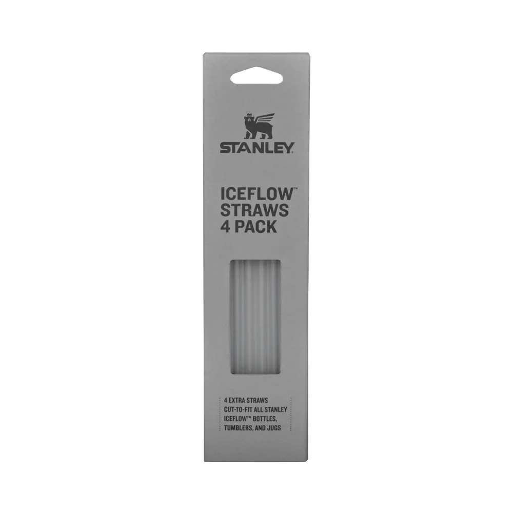 Stanley IceFlow™ Straws 4-Pack Clear Sugerør