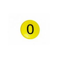 Stærk symbol-magnet, Gul Rund (0)