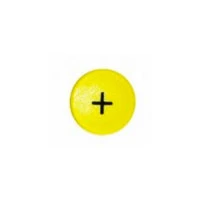 Stærk symbol-magnet, Gul Rund (+) el. (x)
