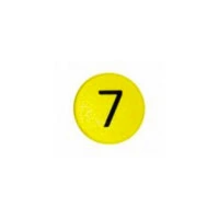 Stærk symbol-magnet, Gul Rund (7)