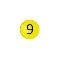 Stærk symbol-magnet, Gul Rund (9)