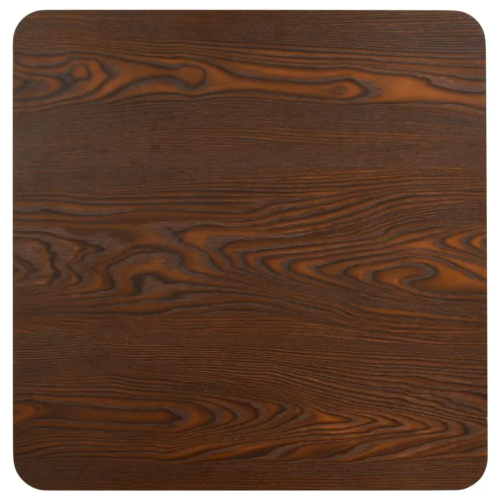bistrobord 50x50 cm MDF mørkebrun