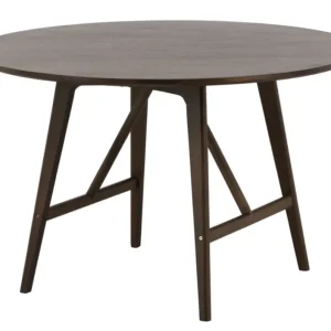 Kaseidon Spisebord, Ø100 cm | Mørkebrunt