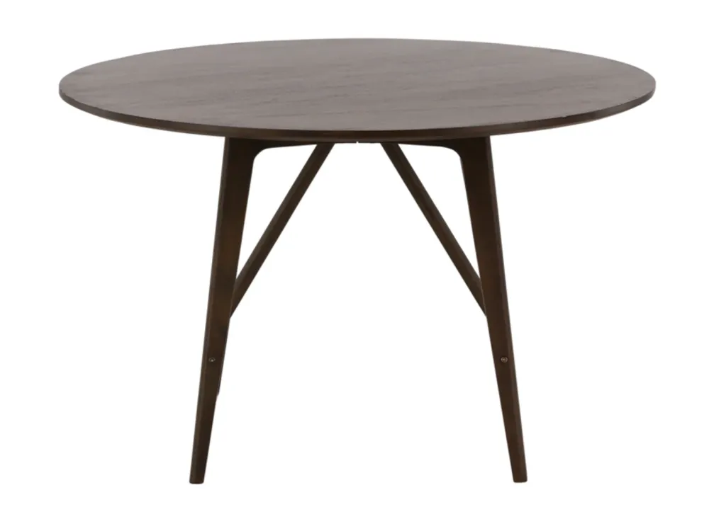 Kaseidon Spisebord, Ø100 cm | Mørkebrunt
