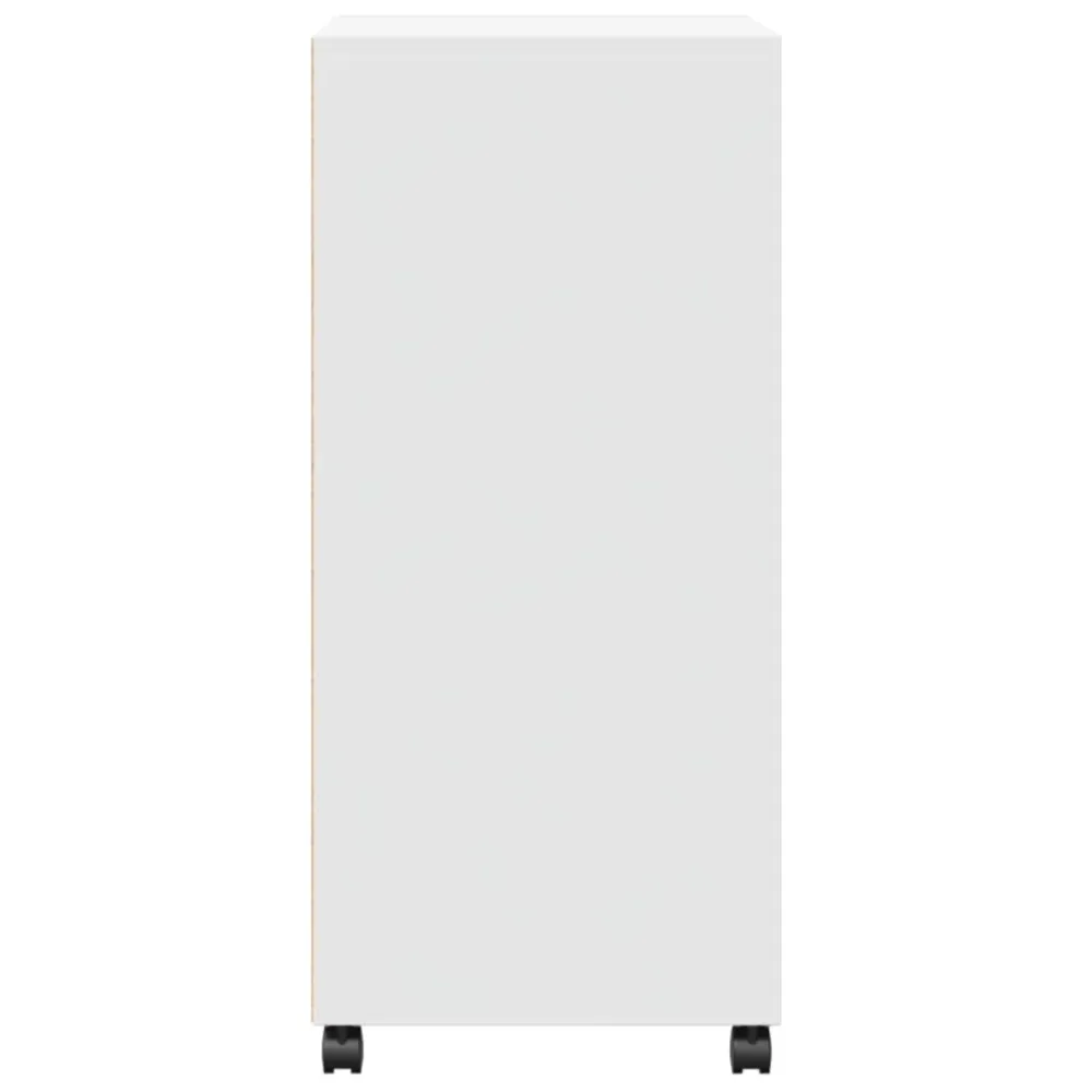Rullebord 55X40X91 Cm Formulated Træ Hvid