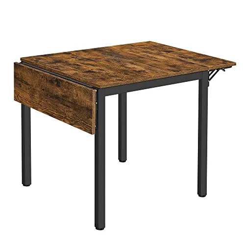 Spisebord til 2-4 personer - Rustikt design i brun og charcoal