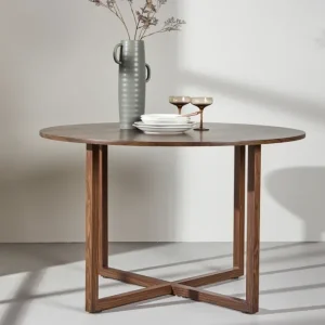 Durango Spisebord ⌀120 Valnøddefinér